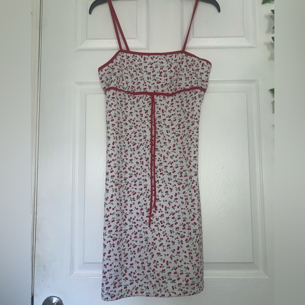 Vintage 90s Cherry Mini Dress